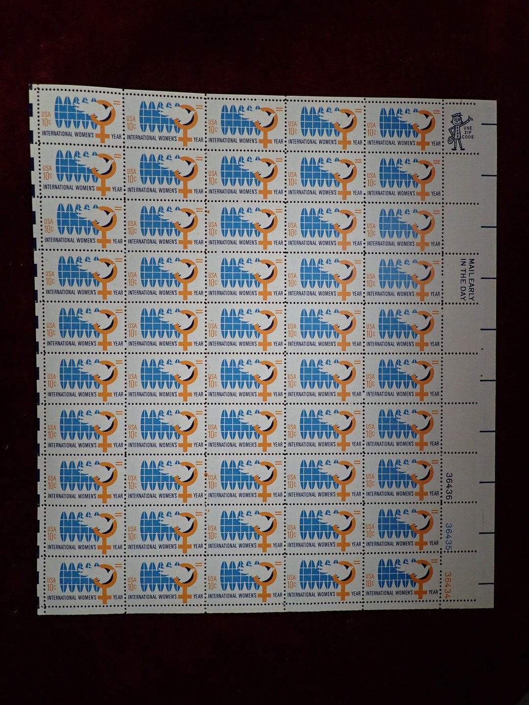 US Scott 1571 10c 1975 Sheet of 50 Stamps MNH International Etsy