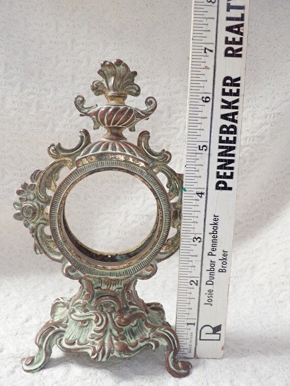 Victorian Bronze Gilded Pocket Watch Holder Excellent… Gem