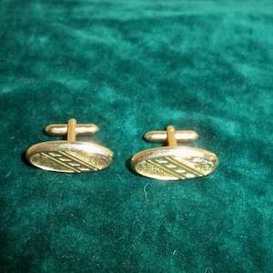 Vintage Swank Gold Tone Cufflinks Unisex Excellent Quality & Condition Lightly Used