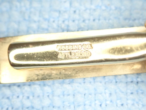 Vintage 1970s Tie Bar Polyester Knitting Needle R… - image 4