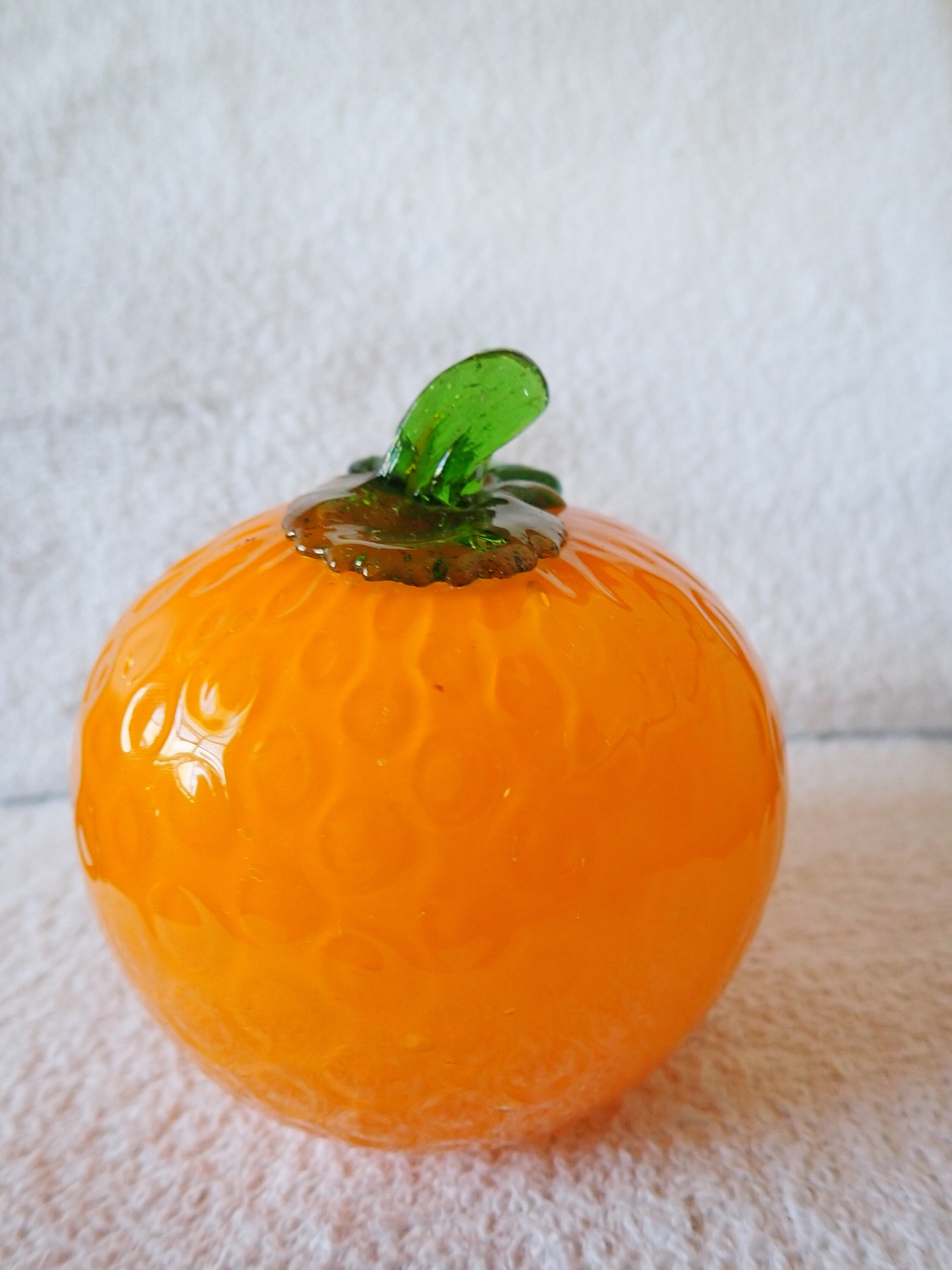 Vintage Glass Fruit Orange No Damage Lovely Color and Form Etsy