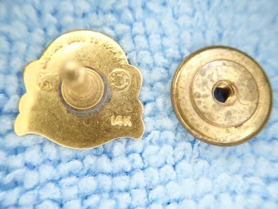 Vintage Member/Service Pin 14K Yel. Gold Cobalt &… - image 4