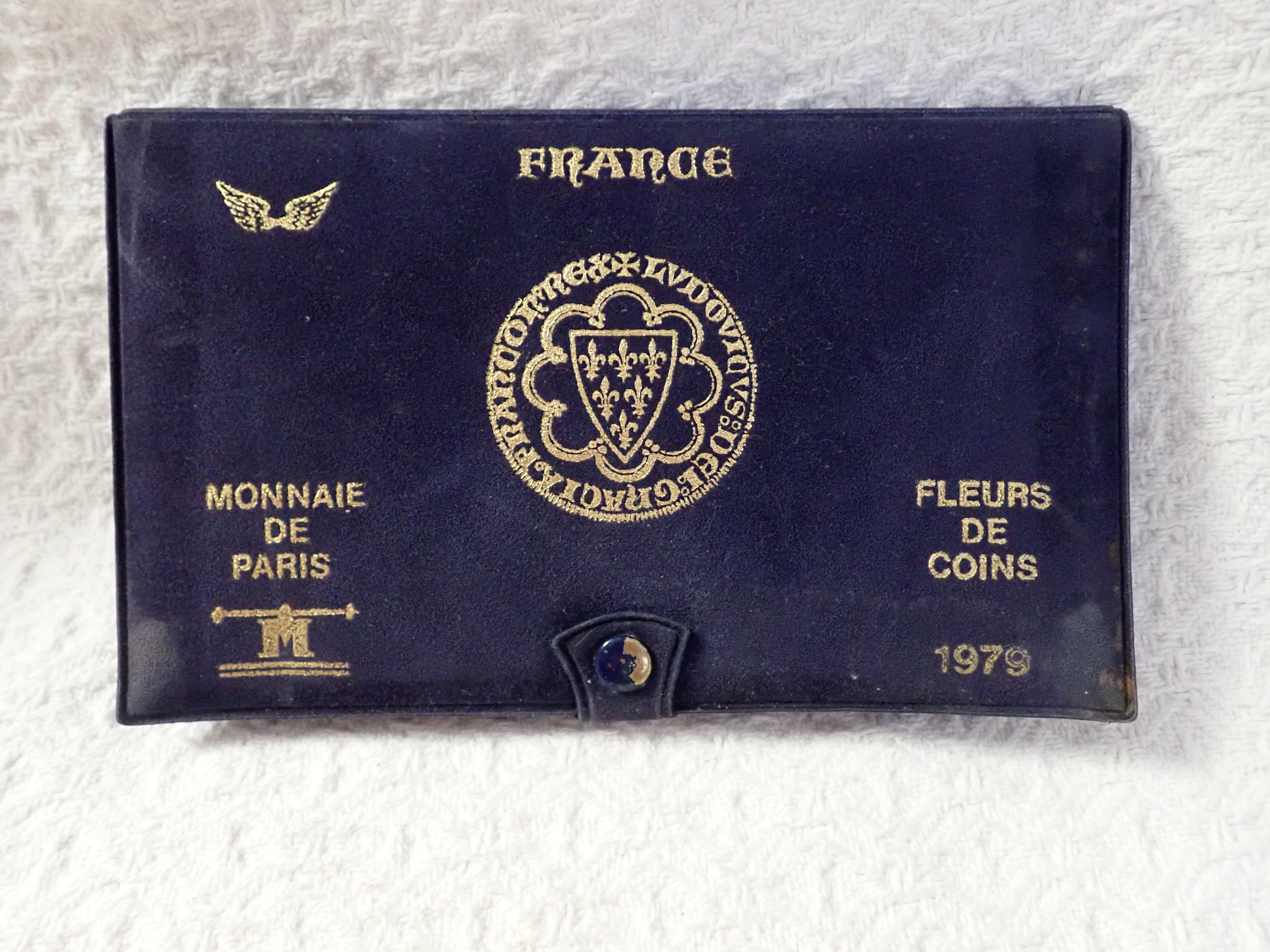 Sku 3039. France 1979 Specimen 10 Coin Set 