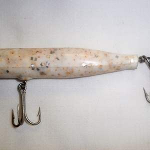 Vintage Rare Creek Chub Glitter Popper Fishing Lure Confetti Glitter Colors  2-treble Hooks Unsigned Offers Welcome -  Norway