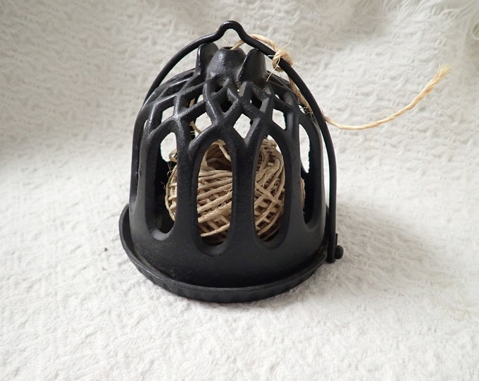 Vintage Cast Iron String Holder With Natural Jute Ball of Etsy