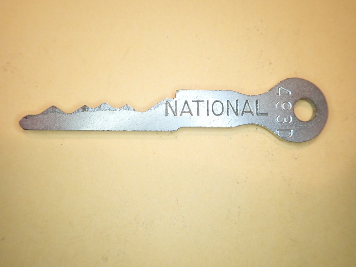 Vintage NCR Key National Cash Register Key 493D Used Good Etsy