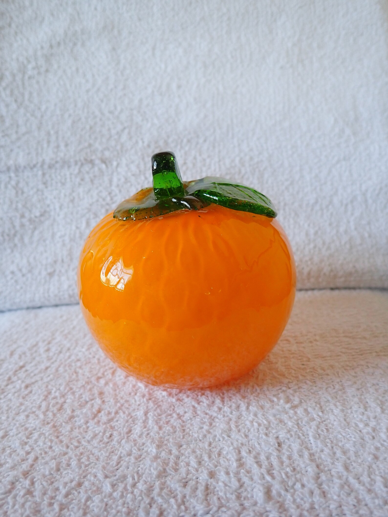 Vintage Glass Fruit Orange No Damage Lovely Color and Form Etsy