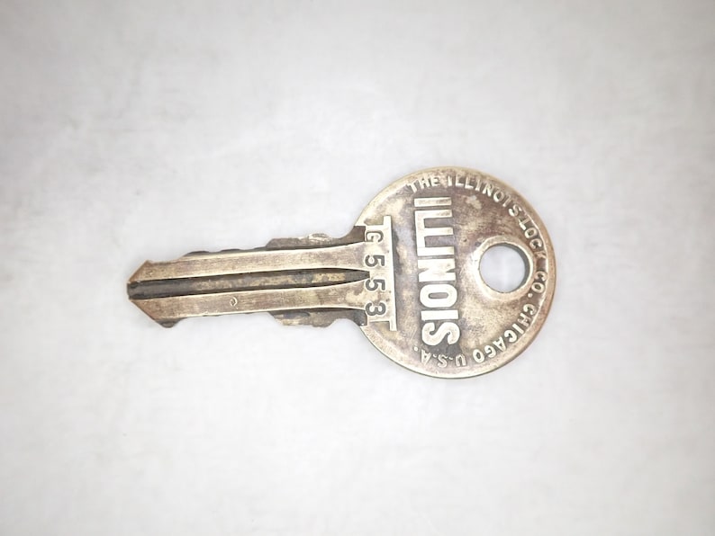 Vintage Key Illinois Lock Co. No. G553 Elevator Vending Other Etsy