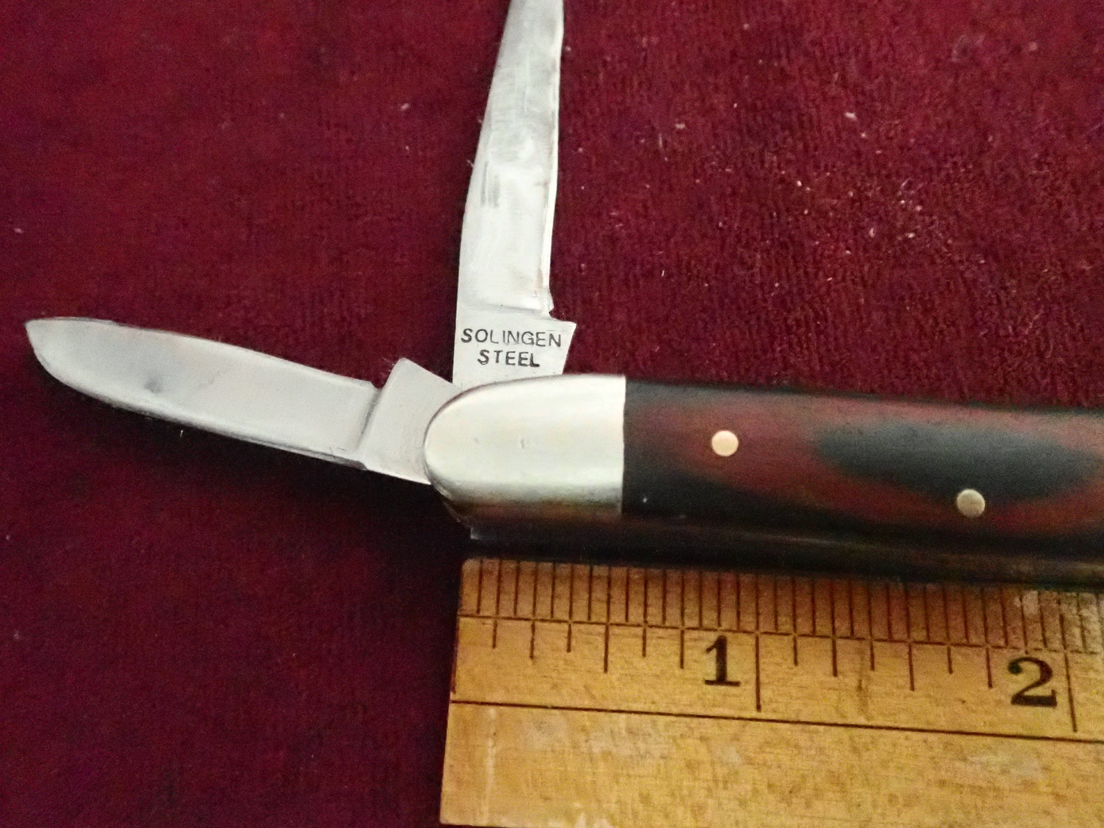 Frost Cutlery 3 Blade Solingen Steel Pocket Knife With Eagle Etsy