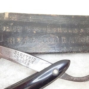 Antique Straight Razor IXL Electric Cutlery Co. George Westenholm & Son ...