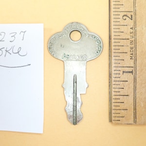 Vintage Key Made For Hershey Mfg. Co. Chicago Lock Co. No. H 341, Good Condition, Used, Needs Light Cleaning