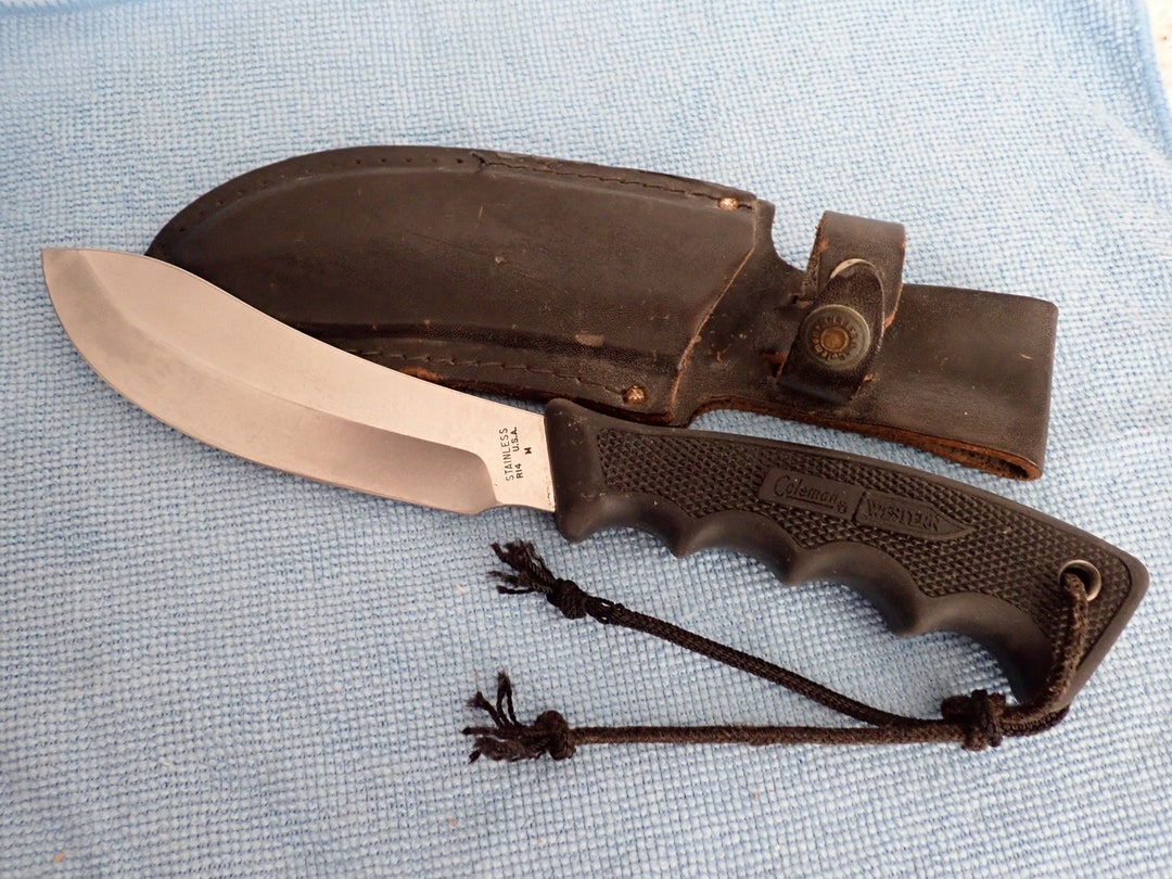 Coleman WESTERN R14M Skinner 1989 Fixed Blade Knife and Original