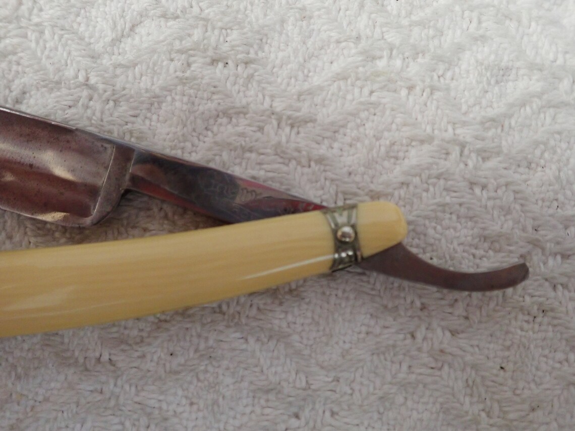 Antique Straight Razor Genco De Roma Geneva NY Original Box - Etsy
