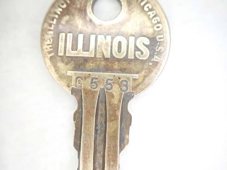 Vintage Key Illinois Lock Co. No. G553 Elevator Vending Other Etsy