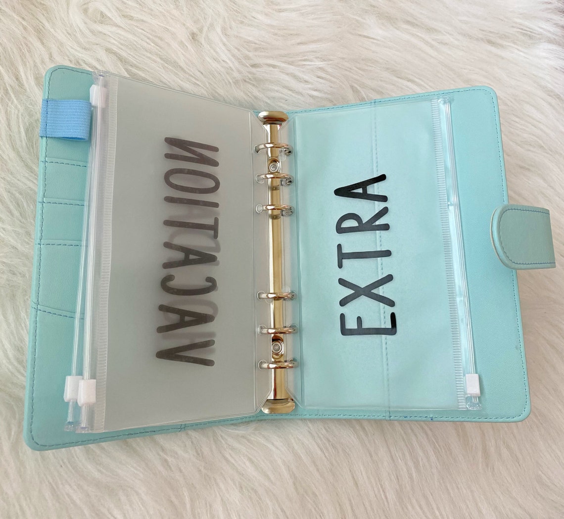 Custom Money Pouches Budget Binder Pouches Money Pockets Etsy