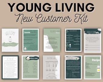 Kit per nuovi clienti Young Living / Guida stampabile agli oli essenziali (download digitale)
