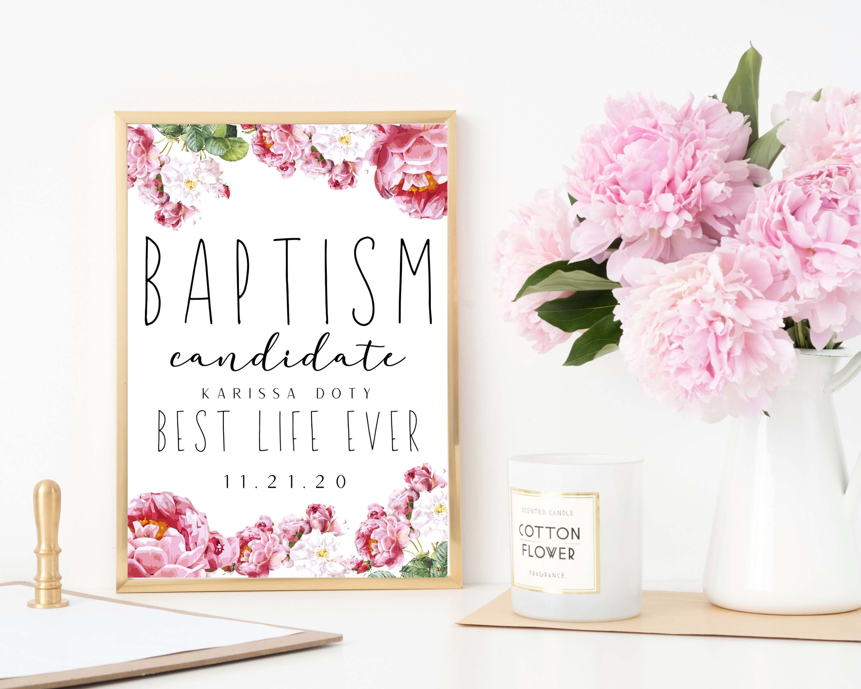 JW Gift Baptism Keepsake Printable Custom Digital Etsy