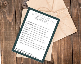 Kit di benvenuto Young Living / Strumenti aziendali per gli oli essenziali (stampabili)