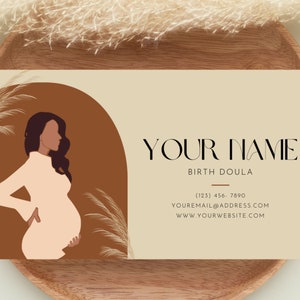 Birth Worker Business Cards | Birth Doula Business cards | Digital Business Cards | Instant Download | Birthing Community