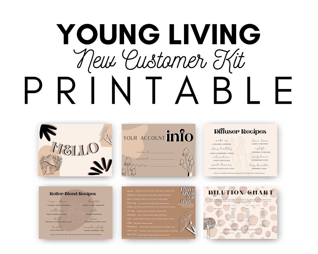 EDITABLE Young Living KIT Brand Partner Kit Etsy