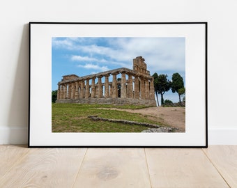 Paestrum - Temple of Athena/Italy/Italian Photography/Wall Art/Digital Art/Archeology/Architecture/