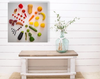 Fresh Food Colour Wheel/Food art/Wall Art/Digital Art/Photography/Colours