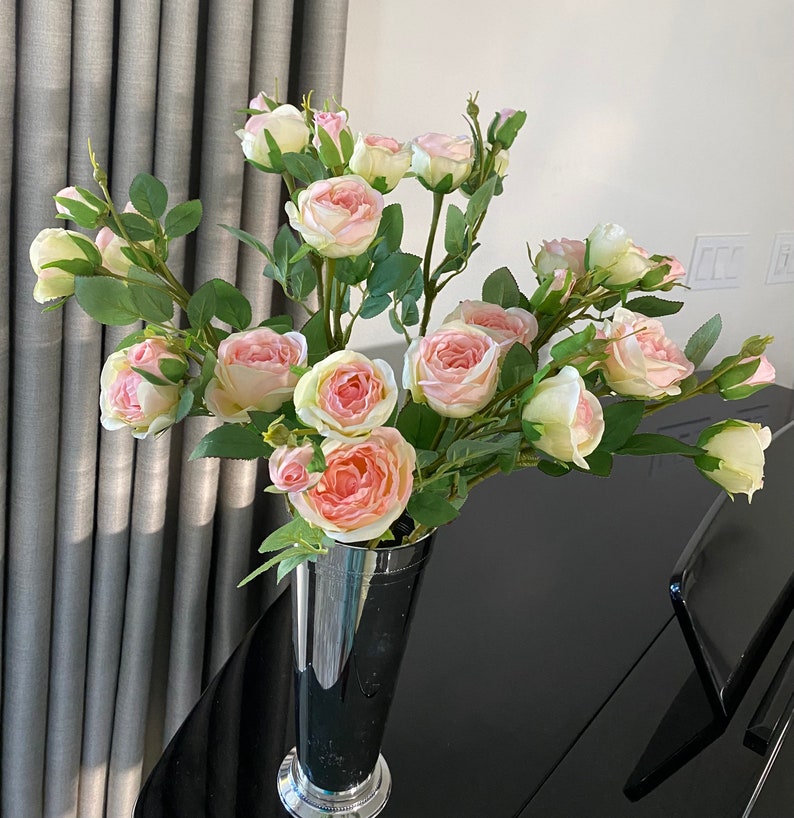 Rose Spraypink/artificial Flowers/faux Flowers/silk Etsy