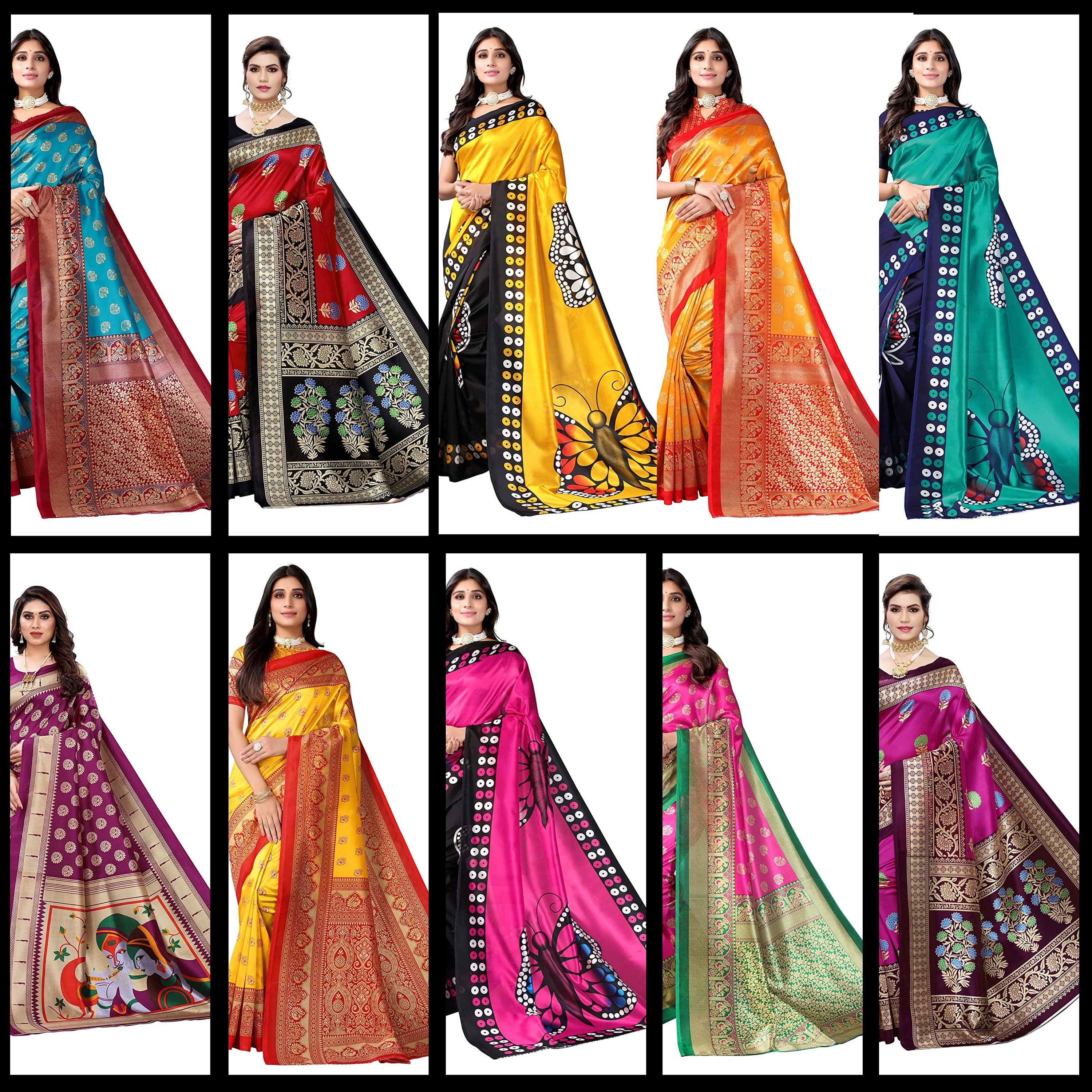Peachmode sarees combo cheap