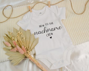 Personalisierter Babybody | Schwangerschaftsverkündung | Geschenk Papa | Muttertagsgeschenk | Geschenk zur Geburt | Babygeschenk