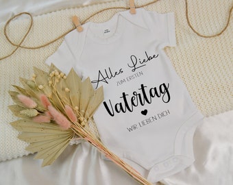 Personalisierter Babybody | Schwangerschaftsverkündung | Geschenk Papa | Muttertagsgeschenk | Vatertagsgeschenk | Babygeschenk