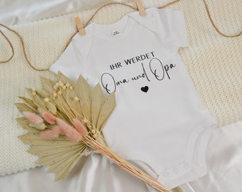 Personalized baby bodysuit | Pregnancy announcement | Gift Grandma | Mother's Day gift | Birth gift | Baby gift