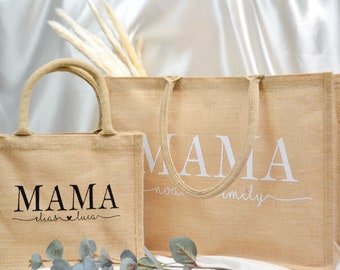 Personalized jute bag | Gift for woman | Gift for Mother's Day | Gift for mom | Gift for grandma | Gift for a milestone birthday