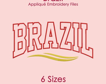 Braziliaans applicatiebestand voor machineborduurwerk, Varsity-lettertype satijnapplicatie borduurontwerp voetbal - 6 maten