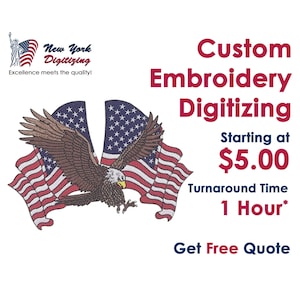 Custom Embroidery Digitizing Service – EmbroPlex