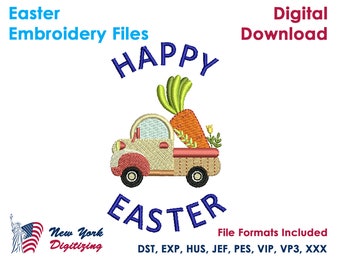 Happy Easter Embroidery Designs, Easter Embroidery Files, Bunny Embroidery Designs, Easter Designs, Easter Machine Embroidery Files, Easter