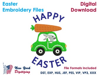 Happy Easter Embroidery Designs, Easter Embroidery Files, Bunny Embroidery Designs, Easter Designs, Easter Machine Embroidery Files, Easter