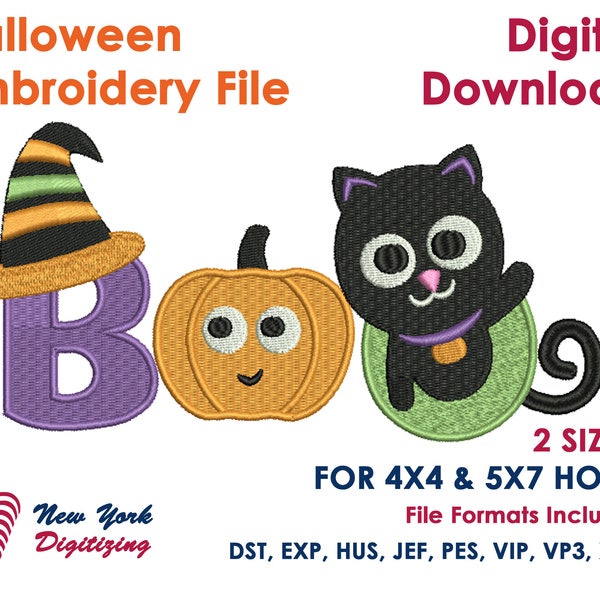 Boo Embroidery Designs, Halloween Embroidery Designs, Embroidery Patterns, Machine Embroidery Files, Digital Downloads, Peek A Boo Halloween