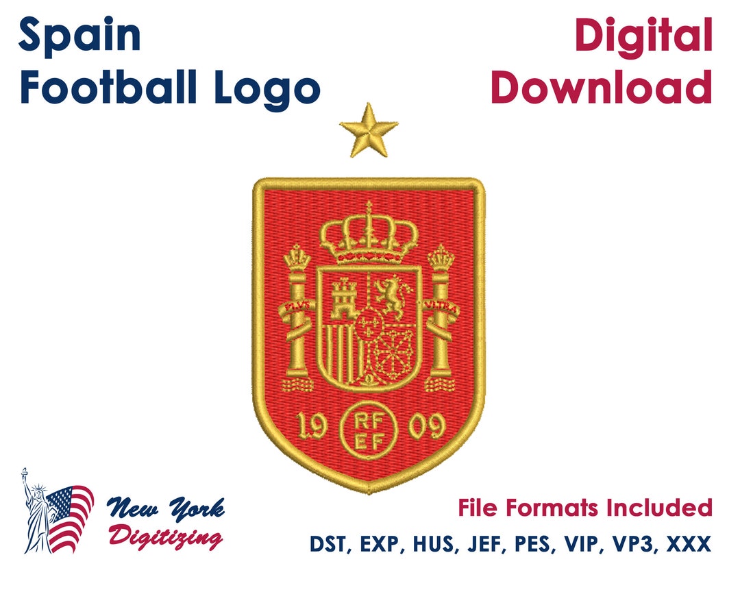 Spain Football Team Logo Embroidery Designs Spain Soccer Team Etsy spain-football-team-logo-embroidery-designs-spain-soccer-team-etsy
