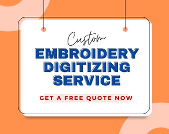 Custom Digitizing Service Logo Embroidery Digitize Custom Digitizing Picture Digitize Image Custom Hat Logo 3D Puff Digitize PES DST JEF VP3