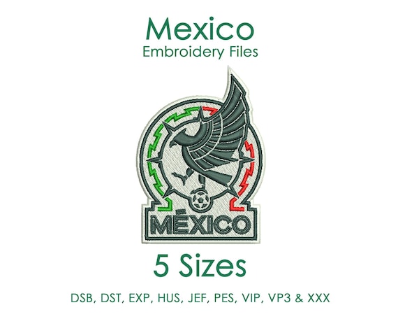 Archivos de bordado del logotipo de la selección mexicana de  