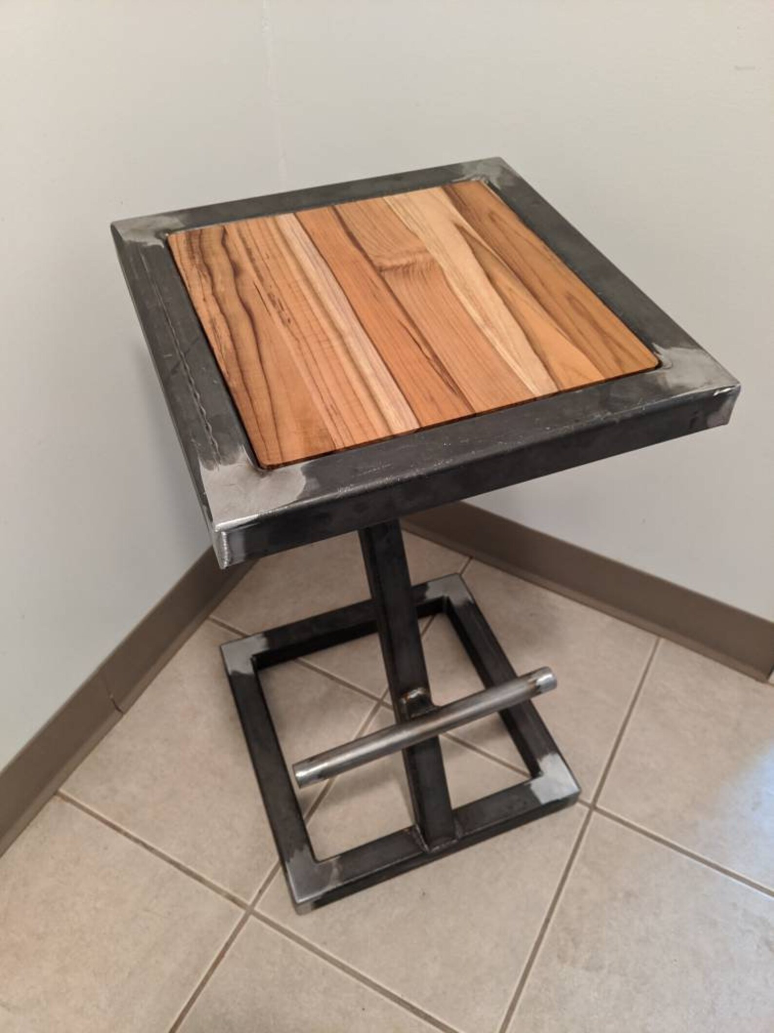 Modern Industrial Stool | Etsy
