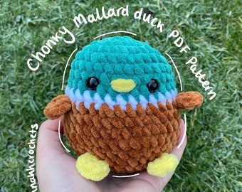 Mallard Duck Crochet PDF Pattern