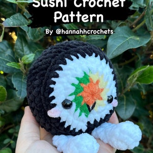 Sushi Crochet PDF Pattern