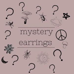 Mystery pack of 3 pairs of earrings
