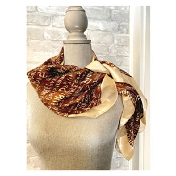 French Silky Scarf, Paris Scarf, - image 2
