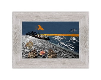 Confusión en Japón - Impresión enmarcada en papel metálico (solo EE. UU.)