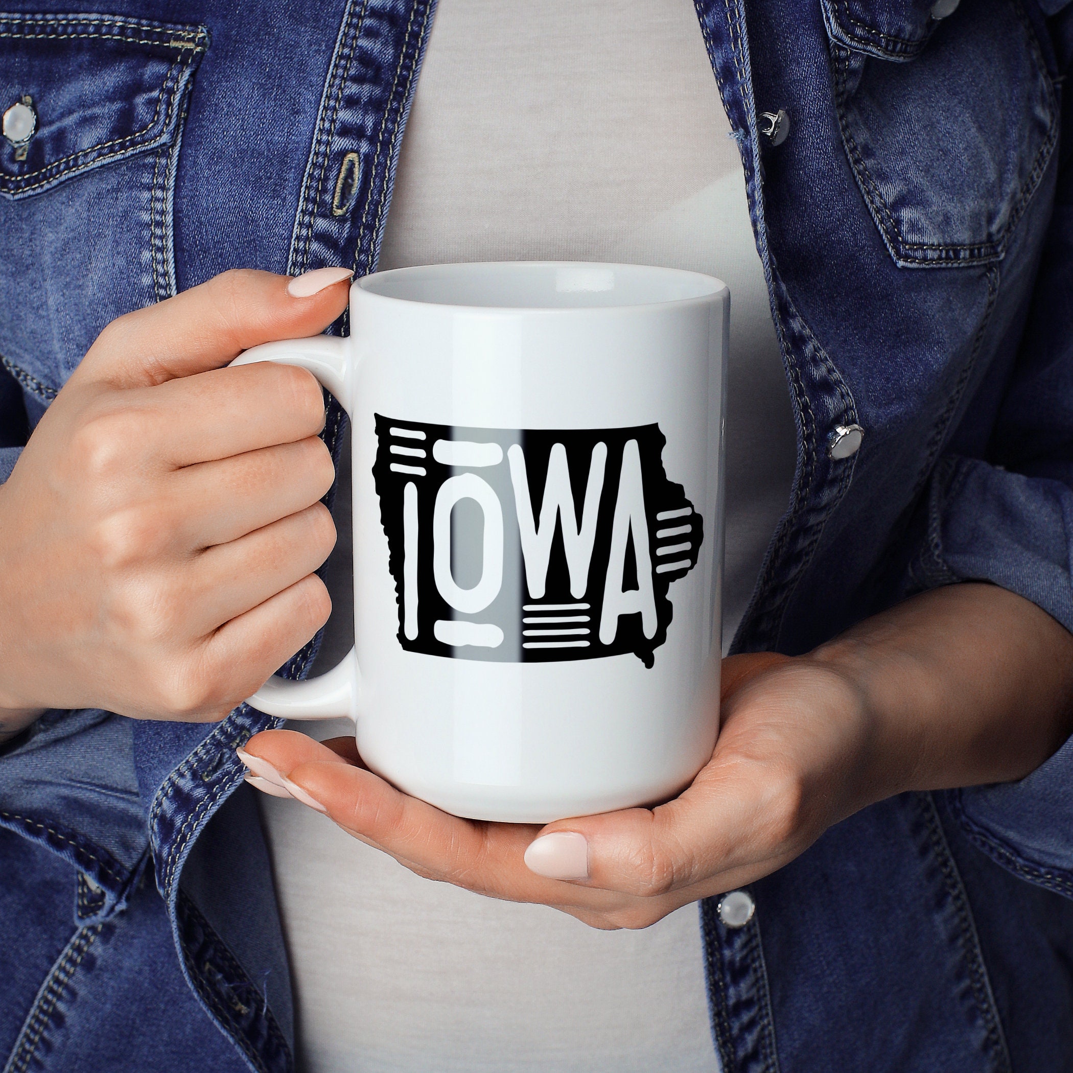 Iowa State Coffee Mug Iowa Coffee Mug Custom State Coffee Etsy