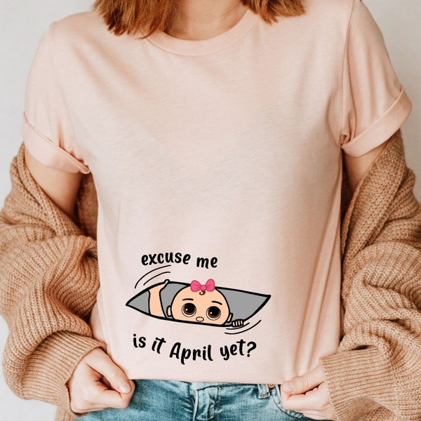 Is It Time Yet? Maternity Half-Sleeve T-Shirt main image 1