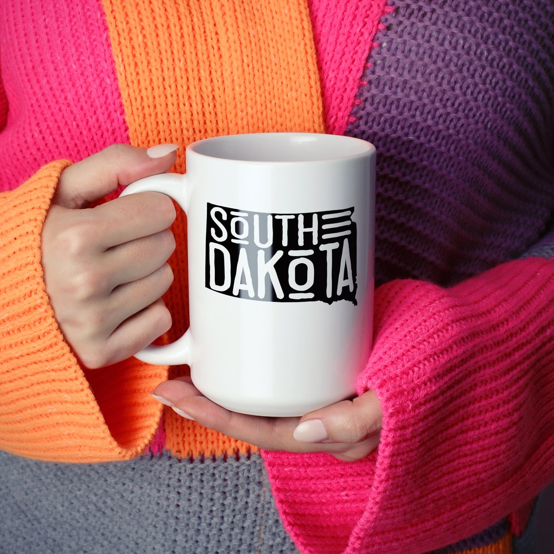 South Dakota Coffee Mug Custom South Dakota Coffee Mug South Etsy
