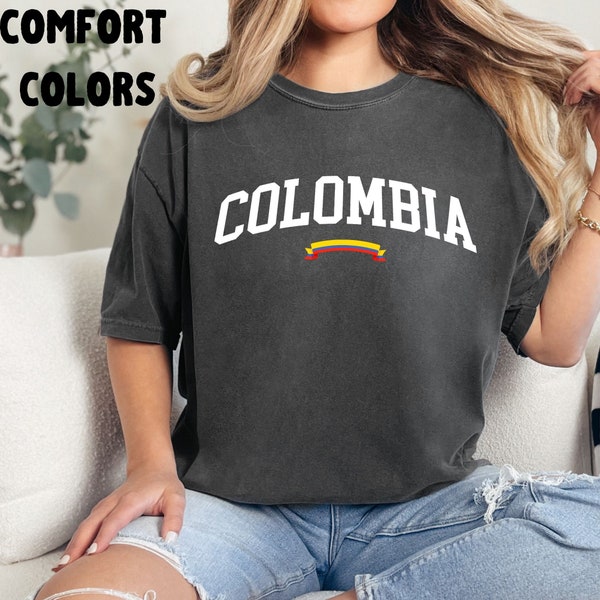 Colombia Shirt - Colombian Shirt - Colombia Kids Tee - Latin Shirt Gift - Colombia Trip Shirt -  Colombia Flag Shirt - Gift Copa Colombia